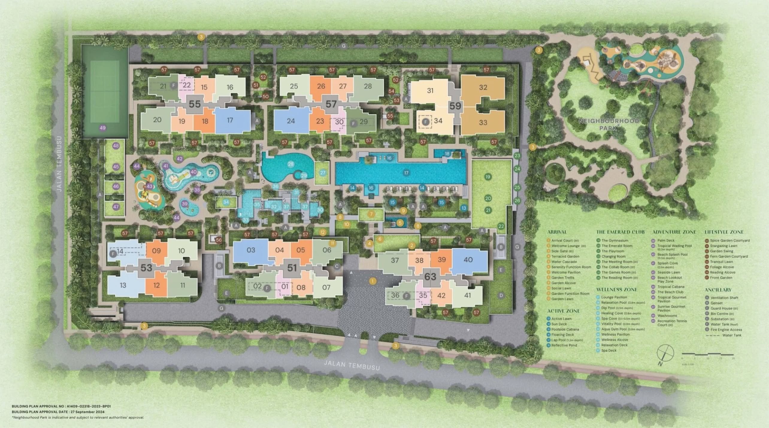 Emerald Of Katong siteplan